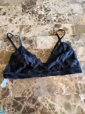 Adrienne Vittadini Black Lace Bralette